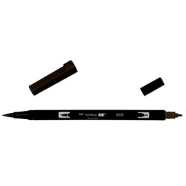 Маркер-кисть brush pen 969 шоколадный